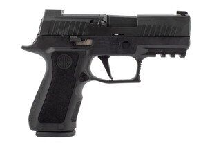 SIG P320 XCompact 9mm pistol with flat faced trigger